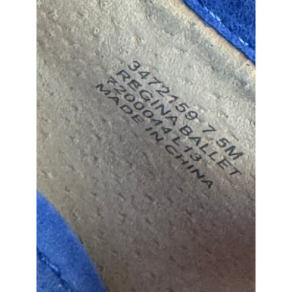 Frye Regina Ballet Shoe Cobalt Blue 7.5 - Picture 3 of 7